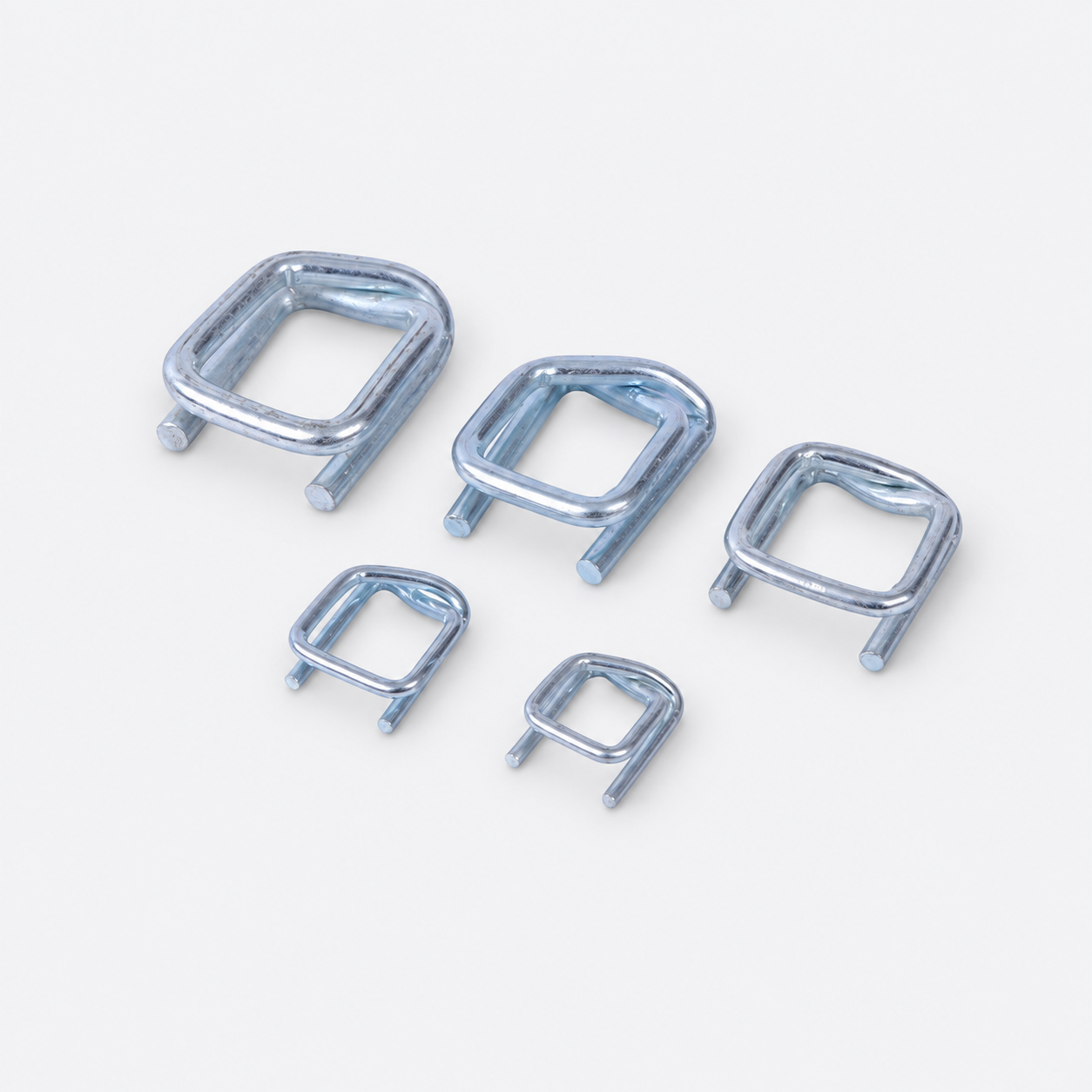 cinq boucles de cerclage galvanisées 1 cinq boucles de cerclage galvanisées 1